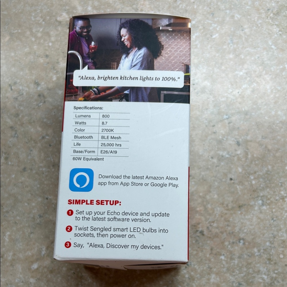 Soft White Smart LED Light Bulb - Picture 4 of 4